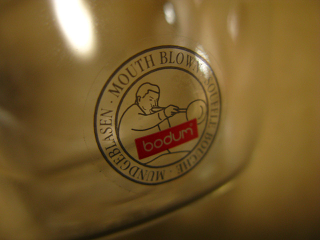 ボダムのダブルウォールグラス